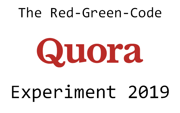 Quora Experiment 2019