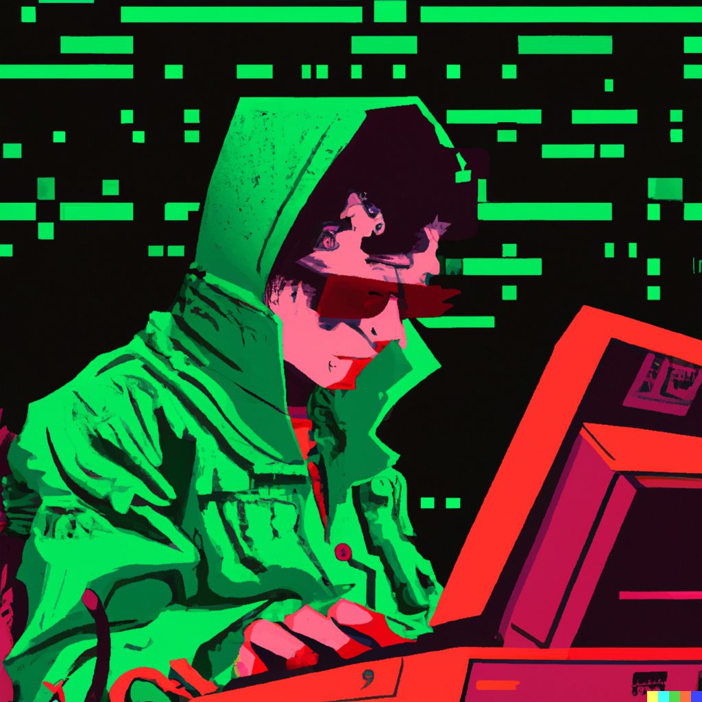 Cyberpunk programmer
